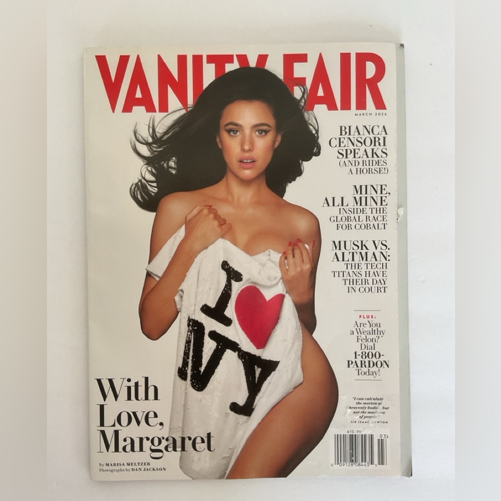 Vanity Fair March 2026 NWT FEATURES Margaret Qualley